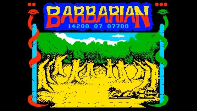Barbarian - The Ultimate Warrior (1987 / 128k AY Music + New SFX version) Walkthrough, ZX Spectrum смотреть онлайн