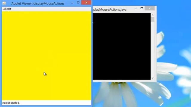 Java Program to Capture Mouse Actions in Applets смотреть онлайн