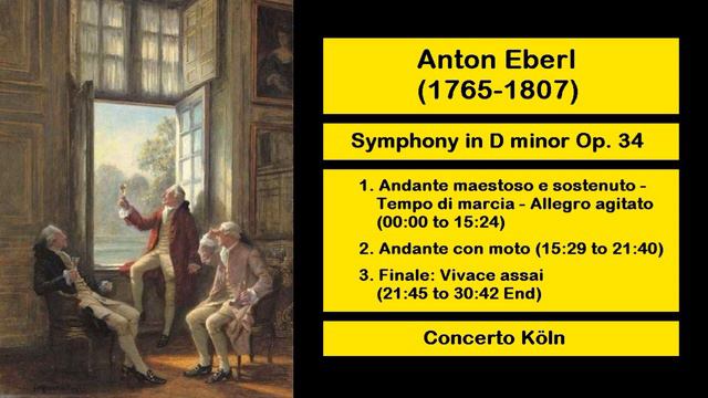 Anton Eberl (1765-1807) - Symphony in D minor Op. 34 смотреть онлайн