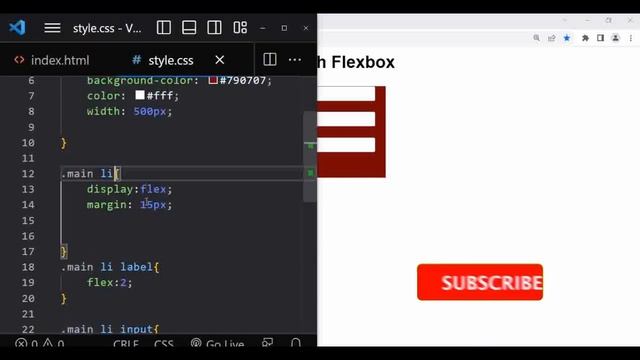 How to Create a Responsive Form with HTML, CSS || Using Flexbox. смотреть онлайн