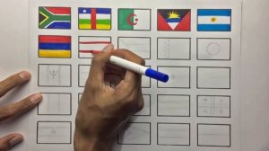 Drawing the Flags of the Countries in the World
