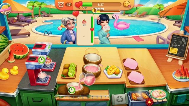 My Cooking Restaurant? Game Crossed Level.1-4) My  Cooking Game.?