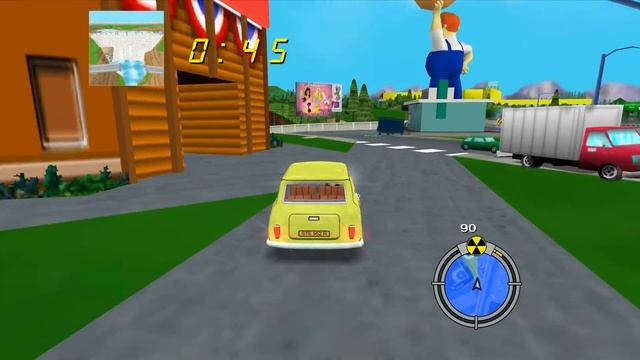 The Simpsons Hit & Run - Mr. Bean in Road Rage Returns - Level 3 смотреть онлайн