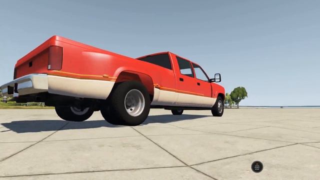 BeamNG Drive - Dually Trying to Transport a 1 Ton Box смотреть онлайн