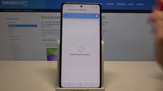 How to Print from SAMSUNG Galaxy A52 | Connect Printer смотреть онлайн