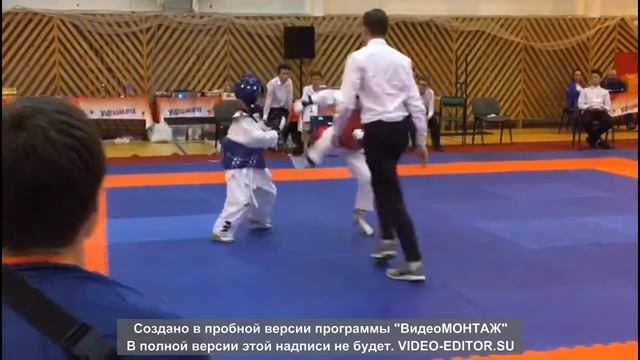 Окунцев Арсений, первые соревнования по Тхэквондо (WT) смотреть онлайн