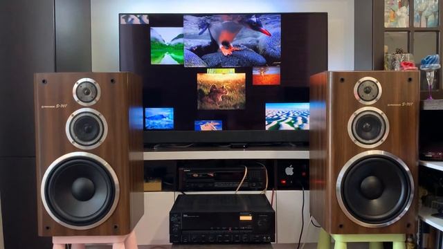PIONEER S-707 + TRIO KA-990 ( вспотел на заднюю не дал!) смотреть онлайн