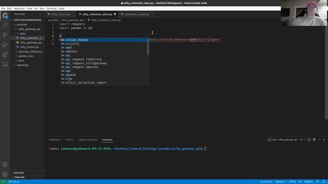 Python Nifty Gateway API Tutorial: Fetching NFT Collection STATS смотреть онлайн