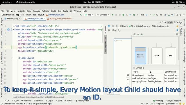 18.Add Animation To Android App Part-1 | MotionLayout | Android Studio Kotlin смотреть онлайн