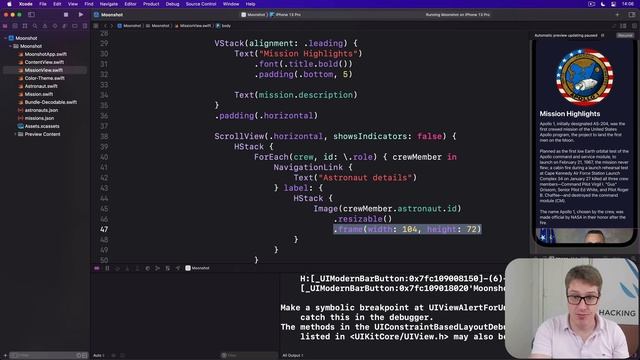 iOS 15: Merging Codable structs – Moonshot SwiftUI Tutorial 10/11 смотреть онлайн