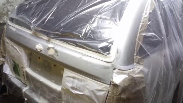 Покраска авто баллончиком в гараже. смотреть онлайн