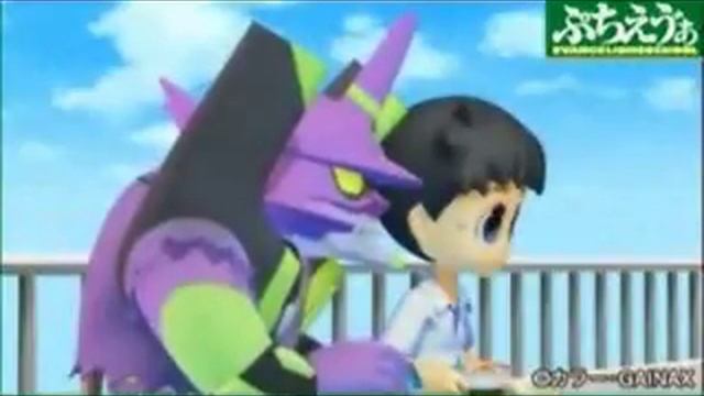 Youtube Poop: Puchi Eva @ School - Shinji's Crappy Lunch смотреть онлайн