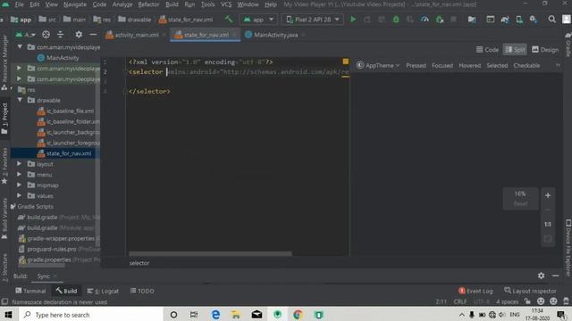 How To Make Video Player App In Android Studio | Bottom Navigation Bar Exoplayer Tutorial - Part 1 смотреть онлайн