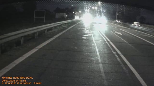 Navitel R700 GPS Dual - kamera tylna - noc смотреть онлайн