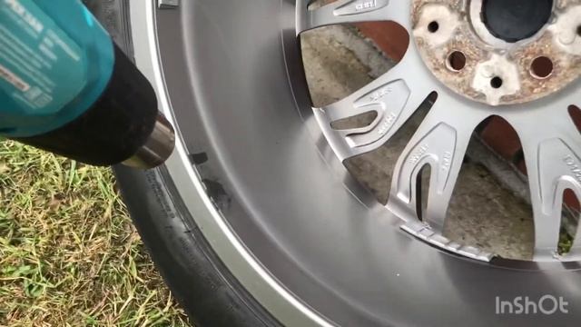 Очистка диска от наклеек после снятия балансировочных грузинов смотреть онлайн