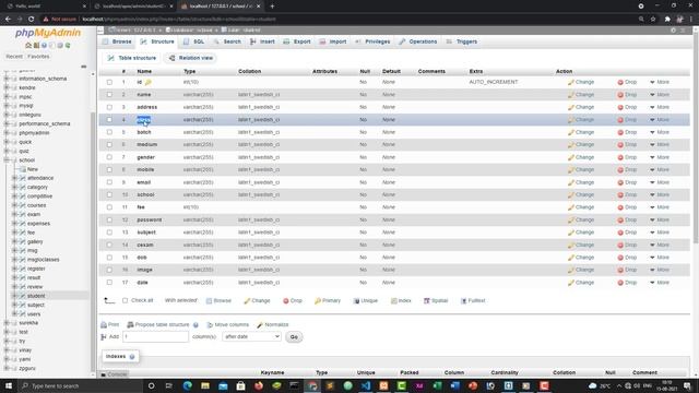 School Managment Project PHP MySql Bootstrap : Student Details Page With Attendance, Fee, Mark #02 смотреть онлайн