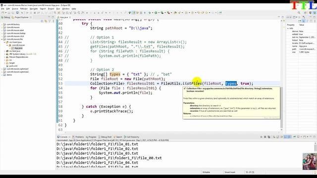 How To Get List of all Files/Folders From A Folder In Java смотреть онлайн