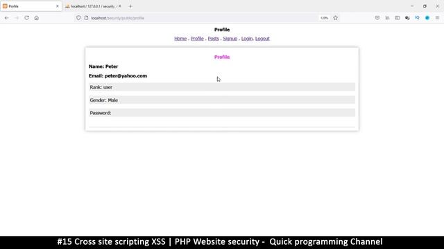 #15 Cross site attack (XSS) | PHP Website Security & hacking protection | Quick programming tutoria смотреть онлайн