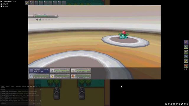 PokeMMO Walkthrough Gameplay Kanto region: Episode 10 Gym Leader Erika -Pokémon ONLINE No Commentar смотреть онлайн
