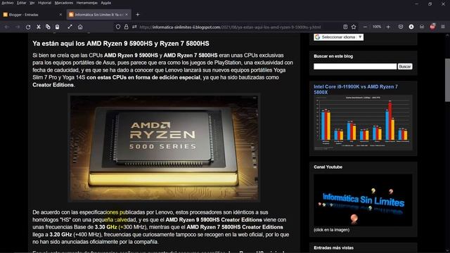 Ya están aquí los AMD Ryzen 9 5900HS y Ryzen 7 5800HS смотреть онлайн