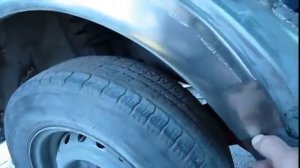 Замена задней арки крыла на ВАЗ 2114.