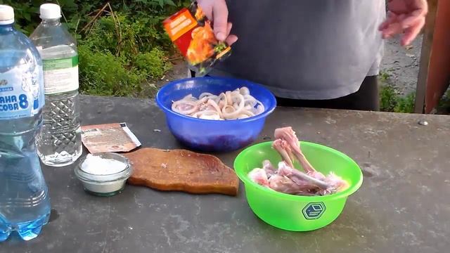 ? Как Приготовить Самый ПРОСТОЙ и ? Самый Вкусный ШАШЛЫК из Куринных Ножек на ПРИРОДЕ! смотреть онлайн