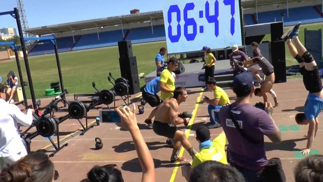 ASTANA THROWDOWN 2016 - WOD4. Гребля, Ходьба, Пистолеты смотреть онлайн