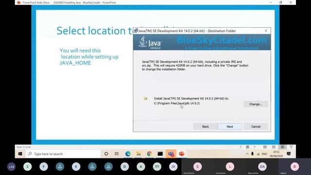 Installing JAVA JDK & Update JAVA_HOME PATH- Class 3A смотреть онлайн