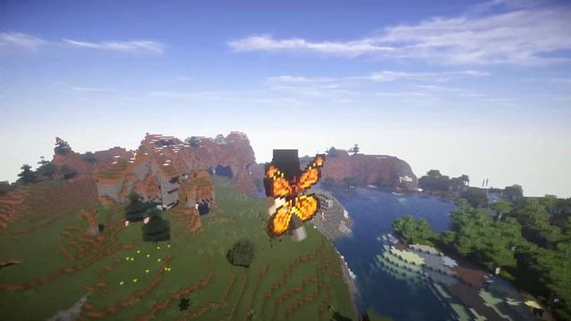 Minecraft Mod ปีกบินร่อนเวหา Wings Mod смотреть онлайн