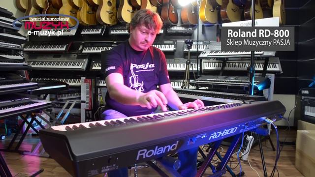 Roland RD 800 vs Yamaha CP 4 Stage demo comparison - porównanie RD800 i CP4 смотреть онлайн