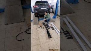 Mazda cx-5. Обзор и установка рейлингов и поперечин.