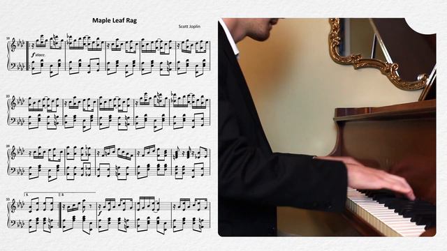 How to Play Maple Leaf Rag by Scott Joplin | Learn Piano Songs | Video Lesson смотреть онлайн