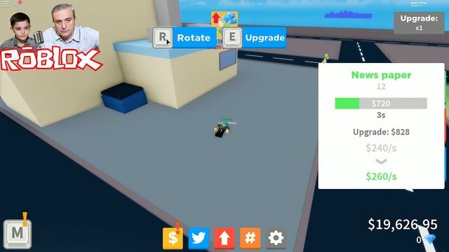 Роблокс СИМУЛЯТОР БИЗНЕСА скоро буду САМЫЙ БОГАТЫЙ В РОБЛОКСЕ = ROBLOX на русском Fortune Simulator смотреть онлайн