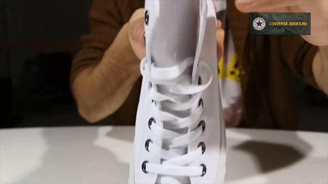 Обзор кед Converse Белые высокие Mono смотреть онлайн