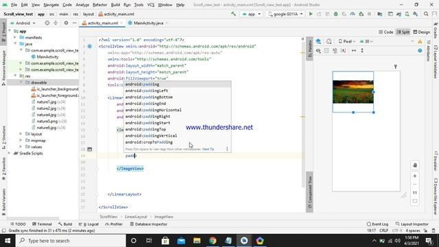 How to make Scroll view in android |Scroll view | Android scroll view| смотреть онлайн