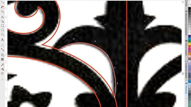 Как рисовать орнамент в Corel draw. Corel drawda naqsh chizish смотреть онлайн