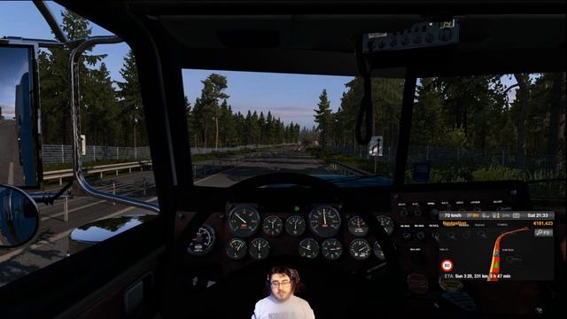 Euro Truck Simulator 2 Let's Play #61 - Turku to Östersund in the Peterbilt 389! смотреть онлайн