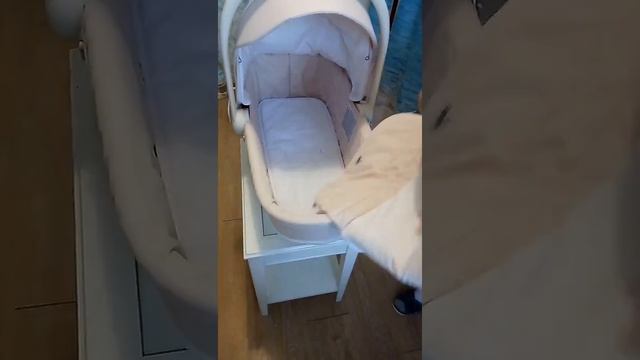 Коляска 3 в 1 CAM FLUIDO розово - белая. (видео 1) смотреть онлайн
