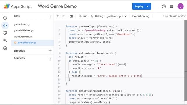 I Made a Word Game in Sheets using Apps Script смотреть онлайн