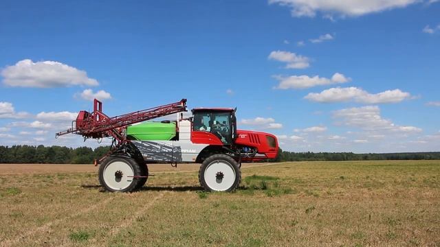 Система автовождения Trimble на опрыскивателе Лидаагропроммаш смотреть онлайн
