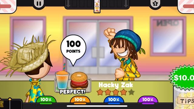 Papa's Cluckeria To Go! - Unlocking Papa Louie + All Standard Toppings Unlocked [Perfect Day] смотреть онлайн
