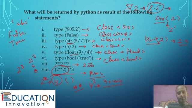 Class 11 IP & CS | Important OTQ from Python Operator & Expression смотреть онлайн