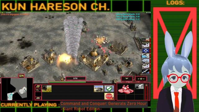 Kun Hareson plays... C&C: Generals Zero Hour -Giant Robot Edition- Gatling General смотреть онлайн