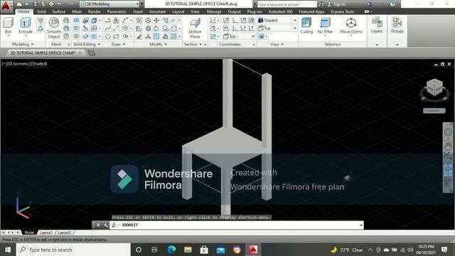 autocad tutorial autocad 3d office chair $ simple office chair 3d tutorial $ simple chair design смотреть онлайн