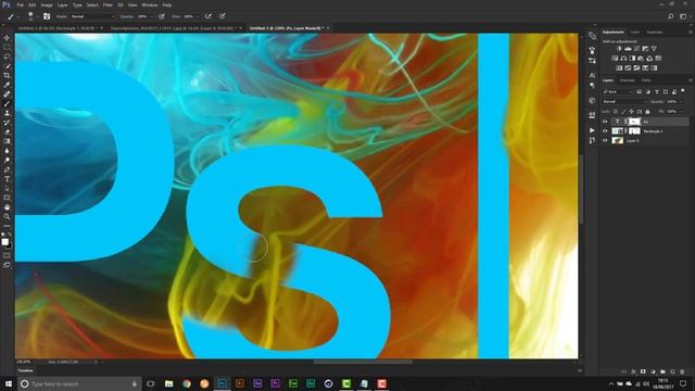 Smokey Liquid Ink Text and Logo Effect - Photoshop Tutorial смотреть онлайн