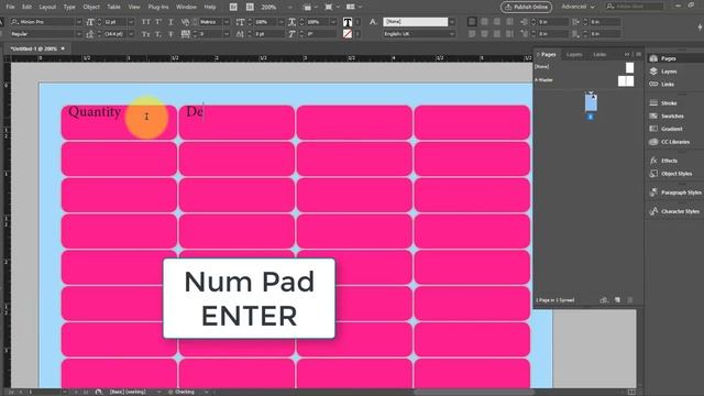 Indesign | How to make a voucher design. (Rounded corner cells) смотреть онлайн