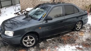 Поставил литые диски R15 на Хендай акцент от митсубиси Лансер 9 первые впечатления