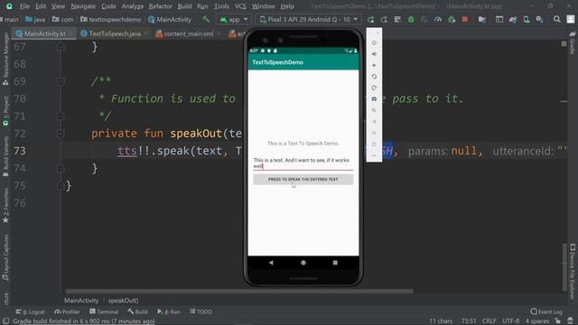 Text To Speech Android Studio - TTS Tutorial смотреть онлайн