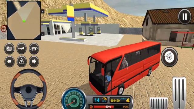 Uphill Off-road Bus Driving Simulator #12 Crazy Road Driving - Best Android Gameplay смотреть онлайн