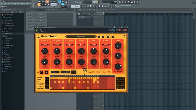 AudioThing - Latin Percussion [Drum-Machine][Demo][Only sound] смотреть онлайн